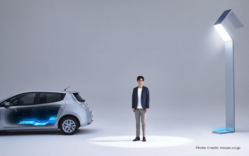 Nissan “Reborn Light”: l’idea di riciclare le batterie